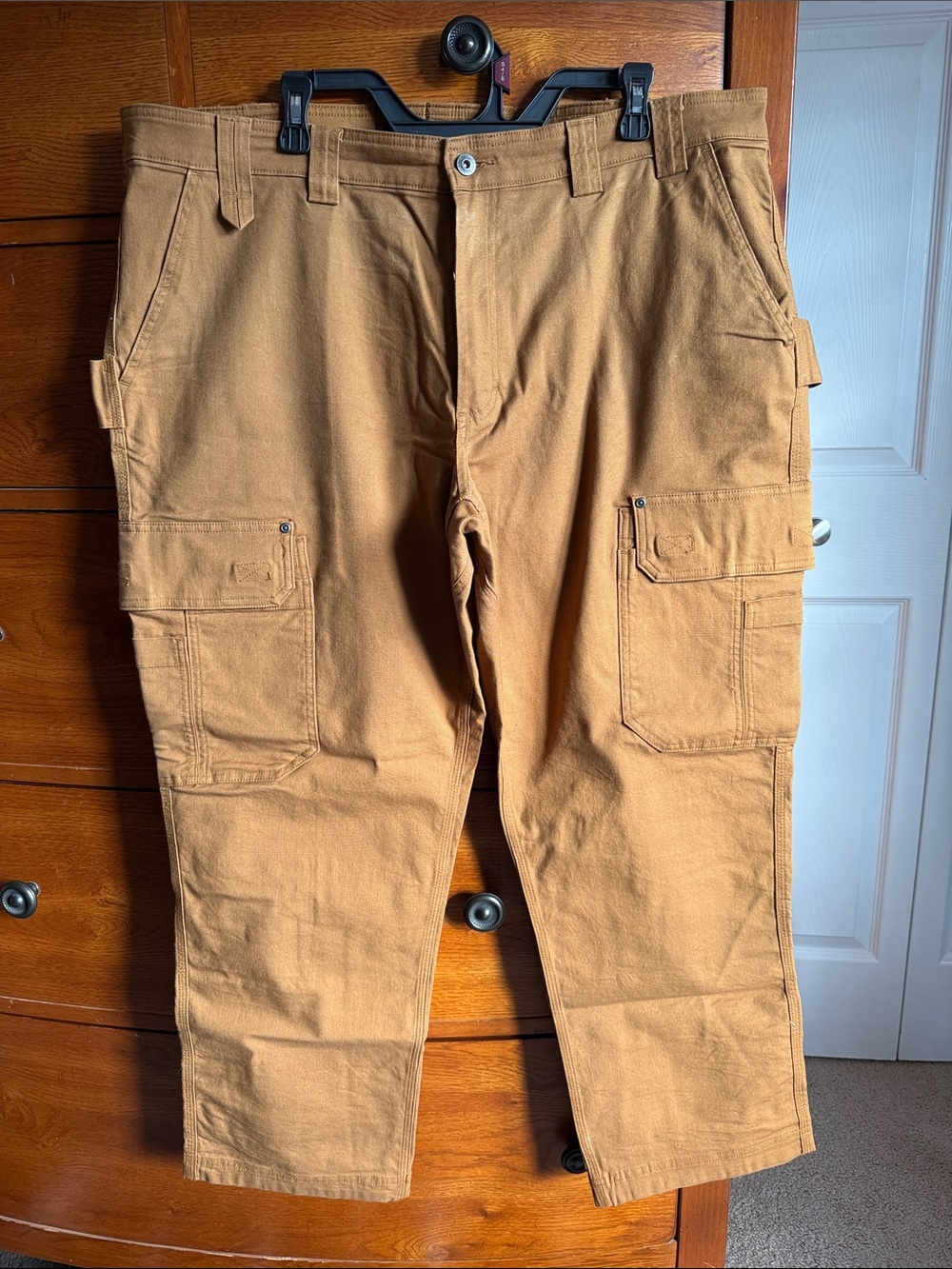 Duluth Trading Co Camel Cargo Work Pants 42x30